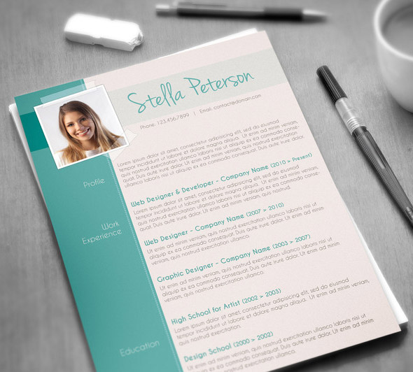 Letter  resume | professional format template example 