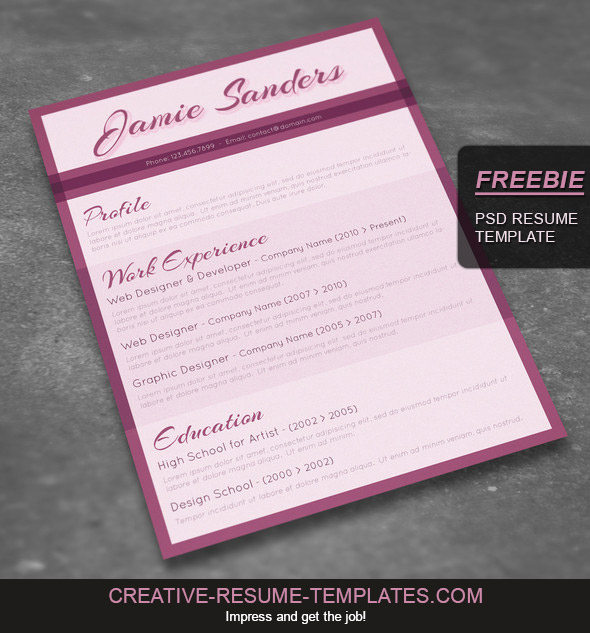 download resume free