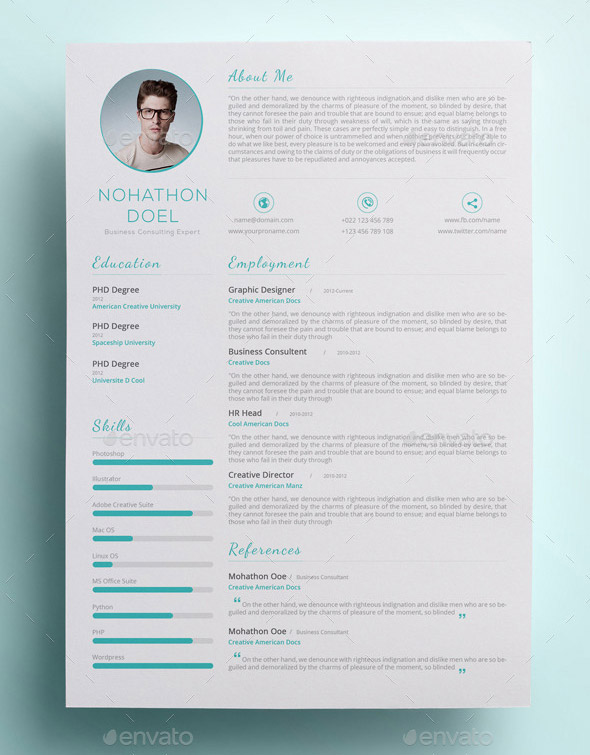 Modern and Clean CV