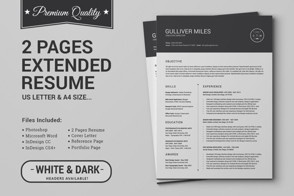 2-Pages-Resume Ms Word