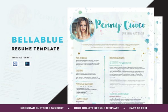 Bella Blue Resume